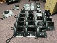 Lot of 27 Yealink Business Phones, Black, Good Condition, AS/IS picture