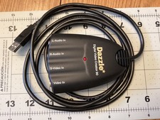 DAZZLE DVC-80 Digital Video Creator 80 Video Capture Device RCA USB Cable Tested picture