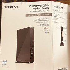 Netgear AC1750 Wifi Cable Modem Router DOCSIS 3.0 New In Box picture