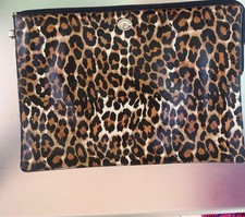 Original Coach 13 inch Leopard Laptop Sleeve bag w/ Coach  Card  case picture