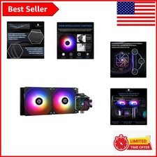 240mm AIO Water Cooler with PWM-Controlled ARGB Fans for Efficient Cooling picture