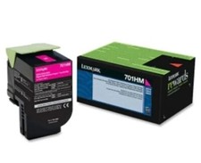 Lexmark 701HM 70C1HM0 (LEX-701HM0) High-Yield Toner 3000 page-Yield Magenta  New picture