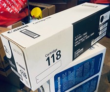 Canon 118 Genuine Black Toner Print Cartridge   - ONE - NEW UNOPENED OEM picture