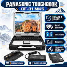 PANASONIC TOUGHBOOK CF-31 RUGGED TOUCH i5 8GB 500GB MK5 GPS 4G LTE picture