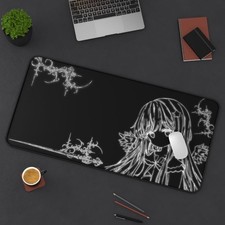 Glowing Angelic Cybersigilism Gaming Desk Mat Mouse Pad picture