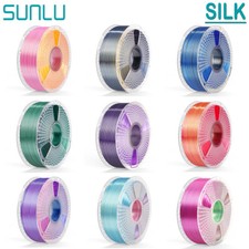 SUNLU 1.75MM Dual &Triple SILK 3D Printer Filament Shiny PLA+ SILK 1KG Spool picture