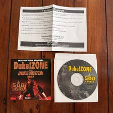 DukeZone for Duke Nukem 3D Windows PC 1996 Add 500 Levels Vintage Rare Ed. picture