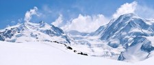 Landscape winter mountains nature ice cold outdoors Custom Gaming Mat Desk picture