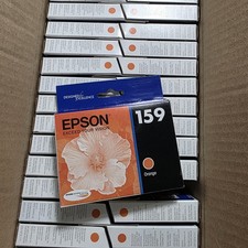 Epson 159 Orange Ink Cartridge Genuine OEM for R2000 SEALED Lot Of 32 Exp 01/27 picture