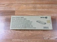 OPEN BOX Xerox Phaser 6600 WorkCentre 6605 Cyan Toner 106R02241- FedEx 2Day Air picture