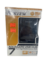 Aquagate USB Hub 7 Port High Performance Speed 480 Mbps Arkview NEW in BOX picture
