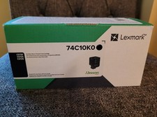 Lexmark 74C10K0 Black Toner Cartridge – Genuine OEM – New picture