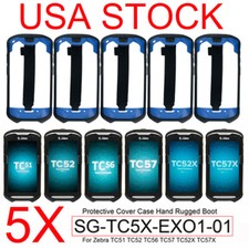 5-Packs Blue Protect Cover Rugged Boot For Zebra TC51 TC510K TC52 TC56 TC57 picture
