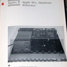 1987 Apple IIGS Hardware Reference NO SCHEMATICS ROMs Graphics Memory Map 65816 picture