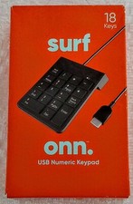 Surf ONN 18 Key USB Numeric Keypad. Ideal for Financial Applications. picture