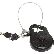 CODi Retractable Cable Lock Laptop Notebook Computer Security Keyed Lock Chain picture