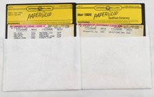 PaperClip Software Atari 800/130XE 2 Discs SpellPak Dictionary 1985 Collectible picture