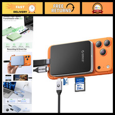 Magnetic M.2 NVMe SSD Enclosure USB 3.2 Gen 2 10Gbps with PD 100W & Card Reader picture