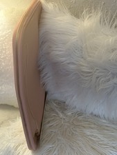 Threshold Pink Faux Leather Tech Pouch for 13 inch Laptop with Zippered Pocket picture