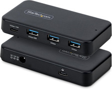 Startech 4-Port USB-C and USB-A Hub, 5Gbps, Self-Powered, 2-In-1 Host Adapter Ca picture