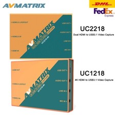AVMATRIX UC2218 UC1218 Video Capture 4K HDMI Broadcast Grade Capture for Camera  picture
