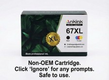 Ankink 67XL High Yield Compatible Ink Cartridge Combo Pack (Black & Tri-Color) picture