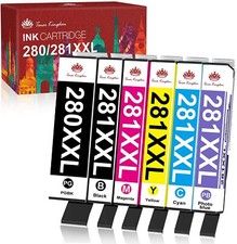 6PK PGI-280 XXL CLI-281 XXL Ink for Canon PIXMA TS8120 TS9120 PGI280 CLI281 XL picture