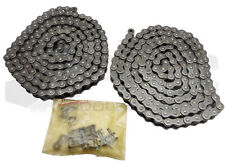 LOT OF 2 60 ROLLER CHAIN  BOTH CHAINS 158 LINKS APPROX 11' picture
