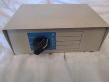 Kentek DB25 4-Way Printer Data Transfer Switch Box RS-232 Parallel Rotary PC/MAC picture