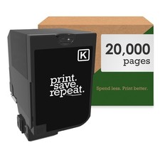 Print.Save.Repeat. 74C1HK0 Black Toner Cartridge for CS720, CS725 [20k pgs] picture
