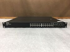 Dell PowerConnect 6224 24 Port Gigabit Switch w/ Stacking Module & Rack Ears picture