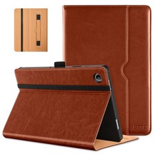 DTTO for Samsung Galaxy Tab A9 Plus 11 inch Case 2023, Premium Leather Brown picture
