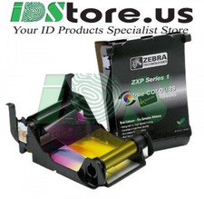 Zebra 800011-140 Load-N-Go Color Ribbon for ZXP Series 1 YMCKO - 100 prints  picture