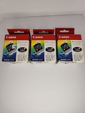 3 NEW Canon BCI-11 Tri-Color Ink Cartridges  Sealed in Box picture