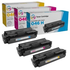 LD COMP Canon 046H Toner 3PK: 1253C001 Cyan, 1252C001 Magenta & 1251C001 Yellow picture