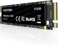 KOOTION 512GB PCle 3.0 NVMe M.2 SSD Internal Solid State Hard Drive to 3100MB/s picture
