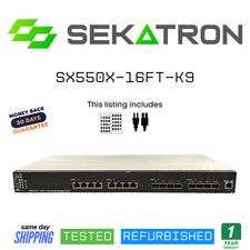 🔀 Cisco SX550X-16FT-K9 • 16× 10G Ports • Stackable Managed Switch • ⚡FastShip picture