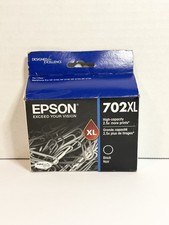 Epson 702XL Black Ink Cartridge - High Capacity Exp 03/22 picture