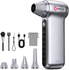 Electric Air Duster 180000RPM, Powerful Cordless Compressed Air Duster with 3-Sp picture
