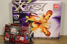 XTASY ATI Radeon 9600 XT 256mb AGP VGA DVI S-Video Video Card Vintage GPU w/ Box picture
