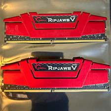 G.SKILL Ripjaws V 32GB (2x16GB) DDR4-2400 CL15 RAM F4-2400C15D-32GVR Red picture