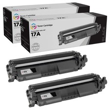 LD  2pk Comp Black Laser Toner Cartridge for HP 17A CF217A M102a M102 MFP 130a picture