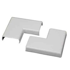 Legrand Wiremold NM6 Non-Metallic PVC Raceway Flat Elbow, Ivory (2-pack) picture