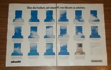 Rare Advertising OLIVETTI M290 M380/XP-1-XP 5 Personal Computer - Freedom 1988 picture