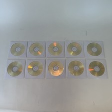 Lot of 10 NEW Memorex 52x700 MB 80min CD-R Discs with Paper Sleeves- Blank CDs picture