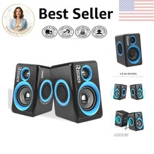 SP2040 Deep Bass Surround Computer Speakers -USB Powered Multimedia Experience picture