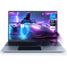 15.6 inch Laptop 16GB+512GB Windows 11 Computers Support WiFi, Bluetooth USB-C picture