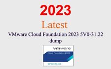 VMware Cloud Foundation 2023 5V0-31.22 dump GUARANTEED (1 month update) picture