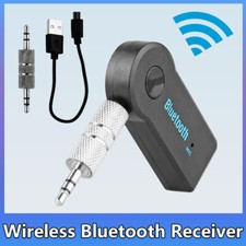 Wireless Bluetooth Receiver 3.5mm AUX Audio Stereo Music Hands Free Car Adapter picture