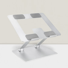 Ergonomic Foldable Laptop Stand Adjustable Riser Fits Laptops up to 17.3